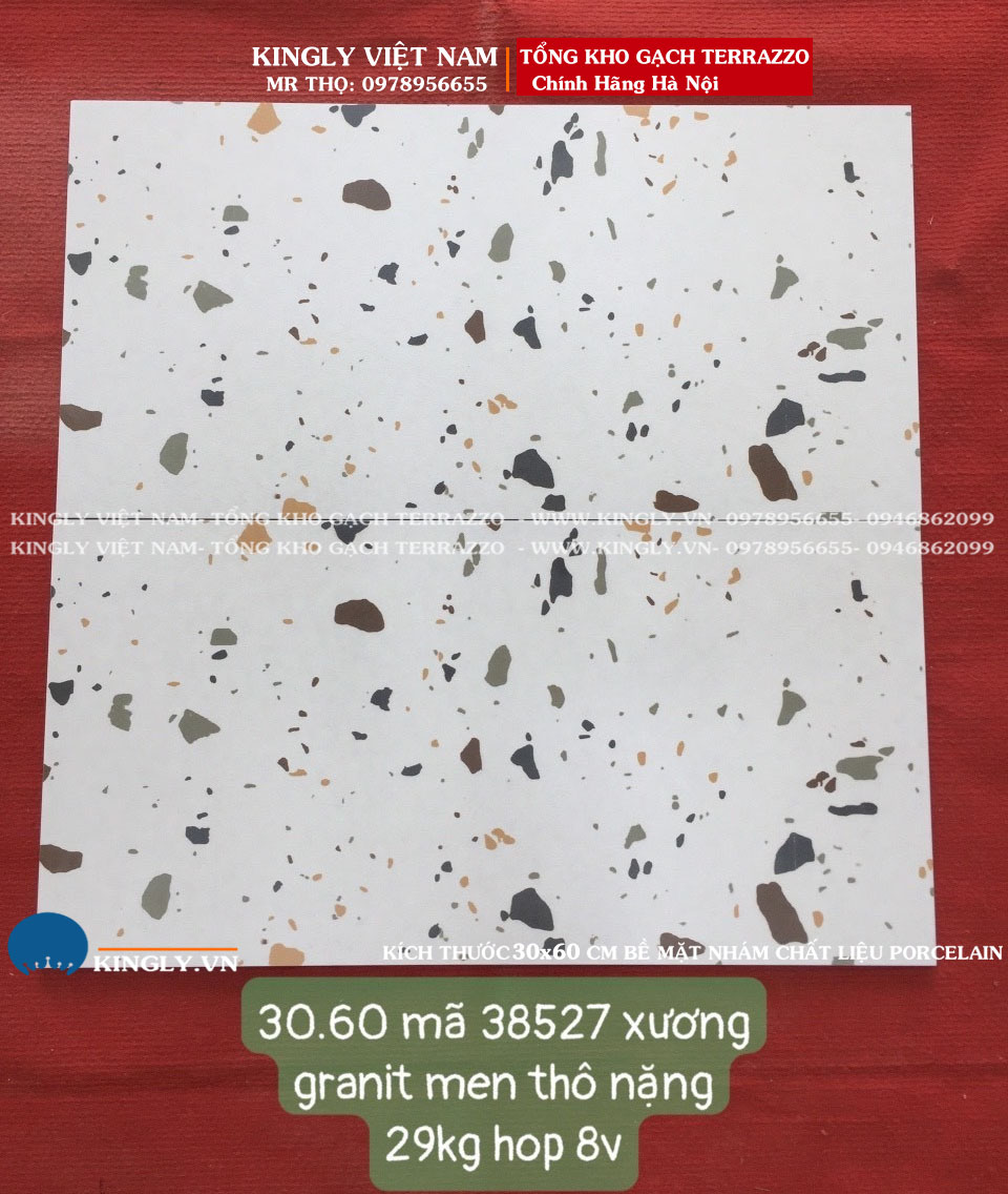 Gạch ốp tường Granit Terrazzo 30x60 38527 Loại 1